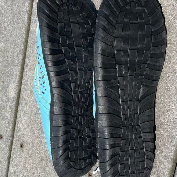 NWOB J'ADIOR LIGHT TURQUOISE FLAT SANDAL SHOE SIZE 8.5 (40) - Picture 5 of 6